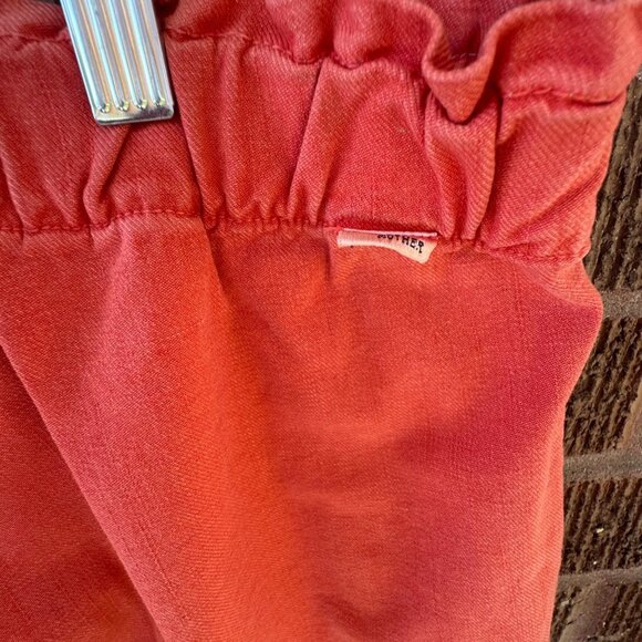 Mother Pants Womens 31 Hot Coral Springy High Rise Ankle Utility Casual Pockets - Picture 5 of 14